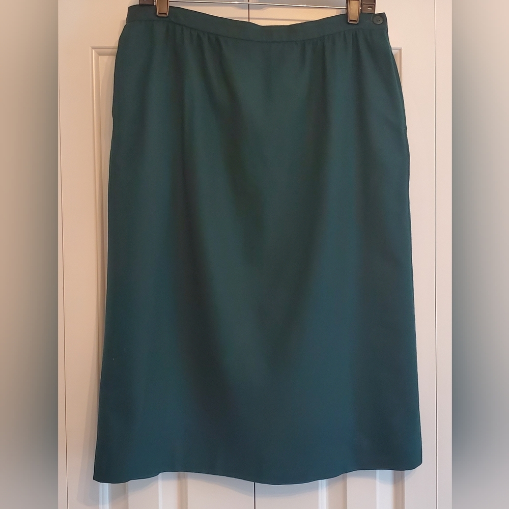 Pendleton Green Pencil Skirt